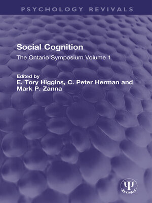 cover image of Social Cognition